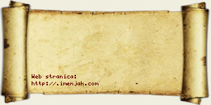 Hana Hamović vizit kartica